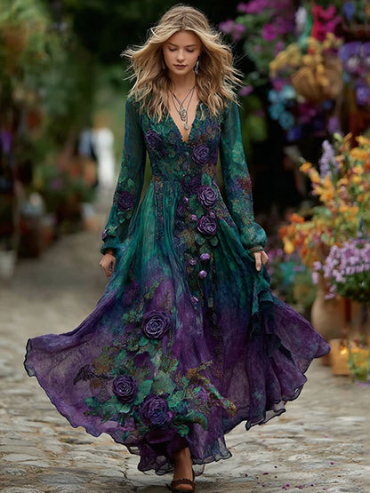 A Vintage Style Dress with Delicate Timeless Details