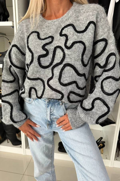 A Vintage Style Sweater with Delicate Timeless Details