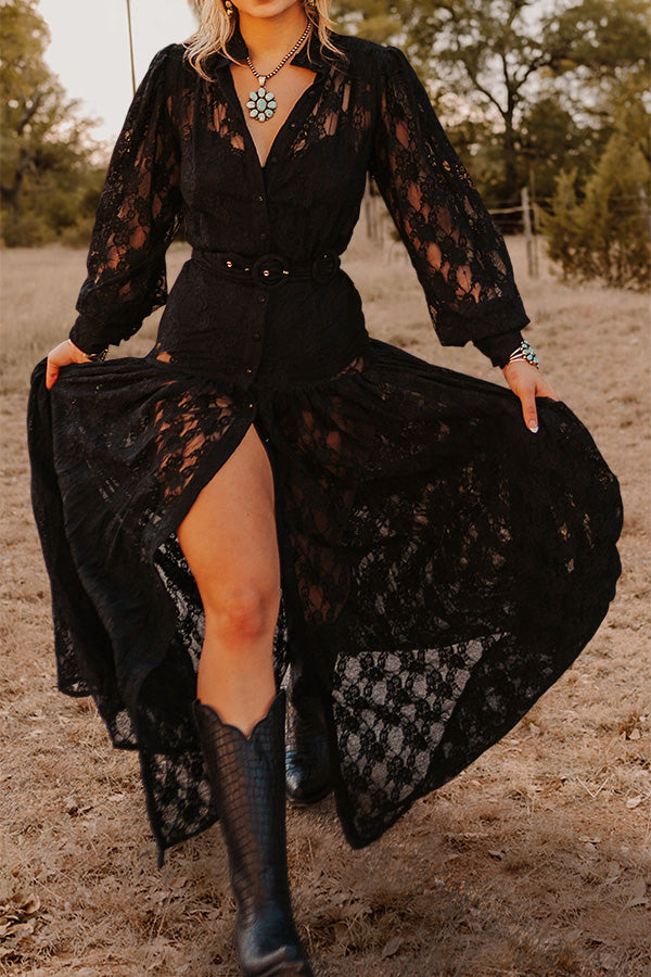 A Vintage Style Dress with Delicate Timeless Details