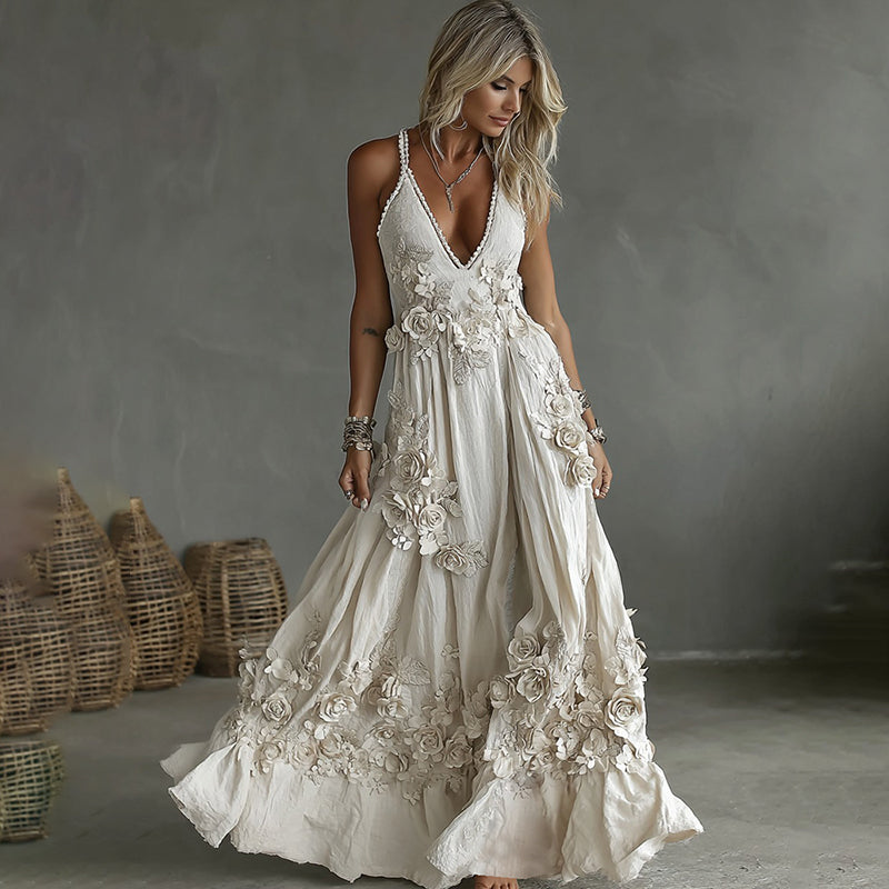 A Vintage Style Dress with Delicate Timeless Details