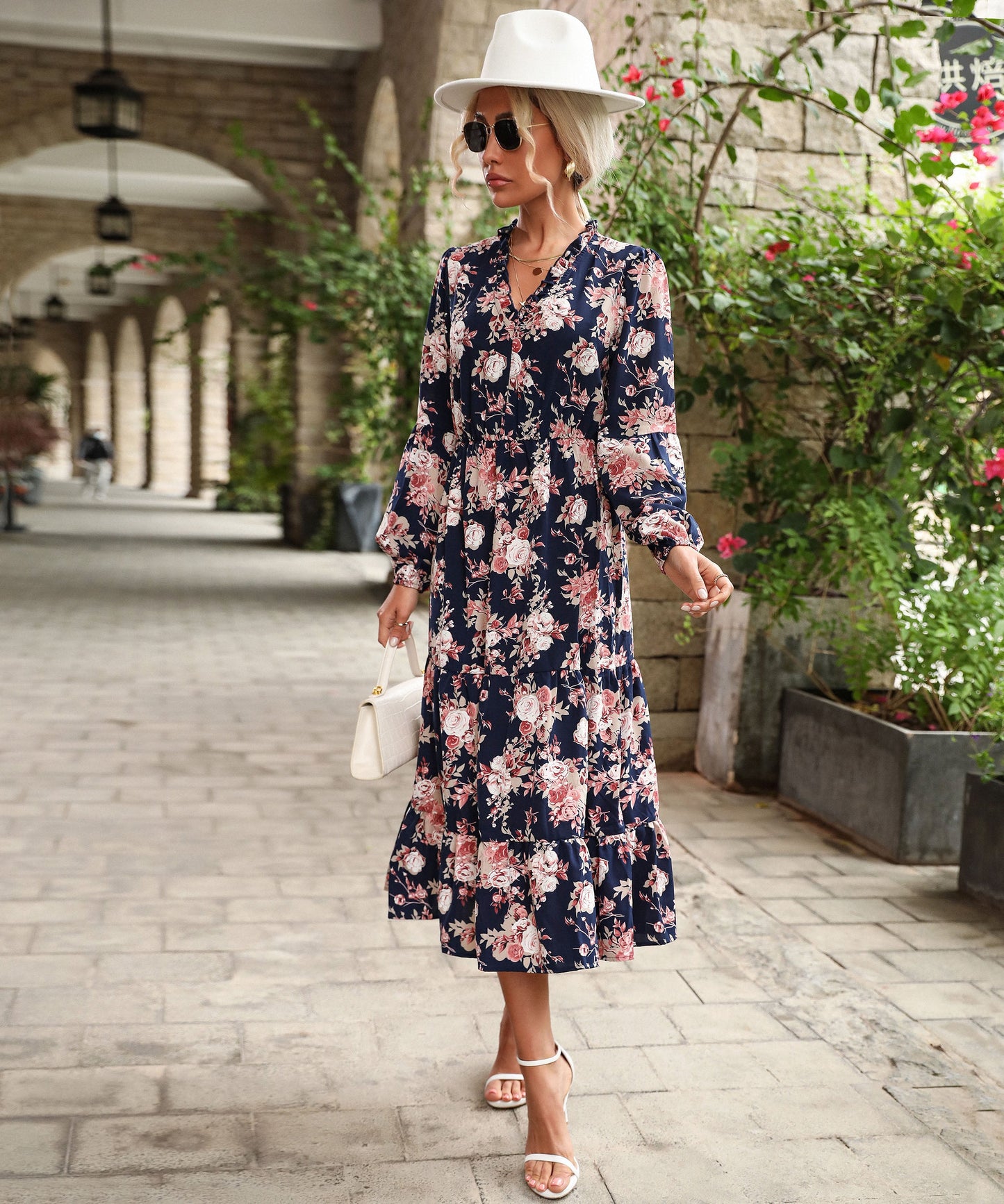A Vintage Style Dress with Delicate Timeless Details