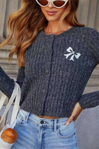 A Vintage Style Cardigan with Delicate Timeless Details