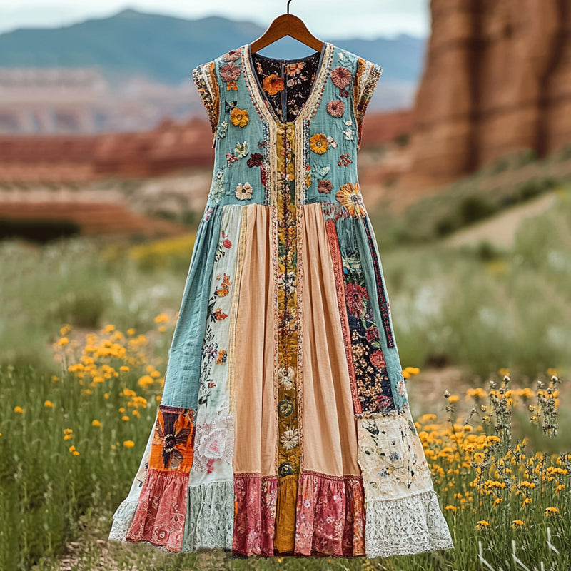 A Vintage Style Dress with Delicate Timeless Details
