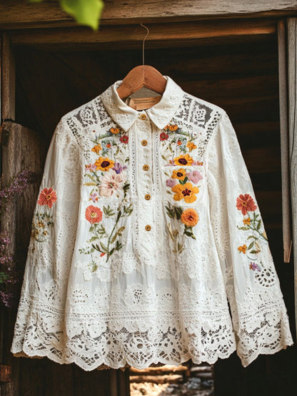 Vintage Inspired Blouse with a Contemporary Edge