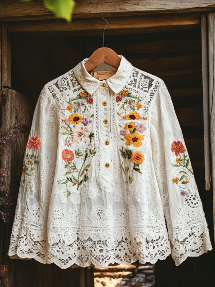 Vintage Inspired Blouse with a Contemporary Edge