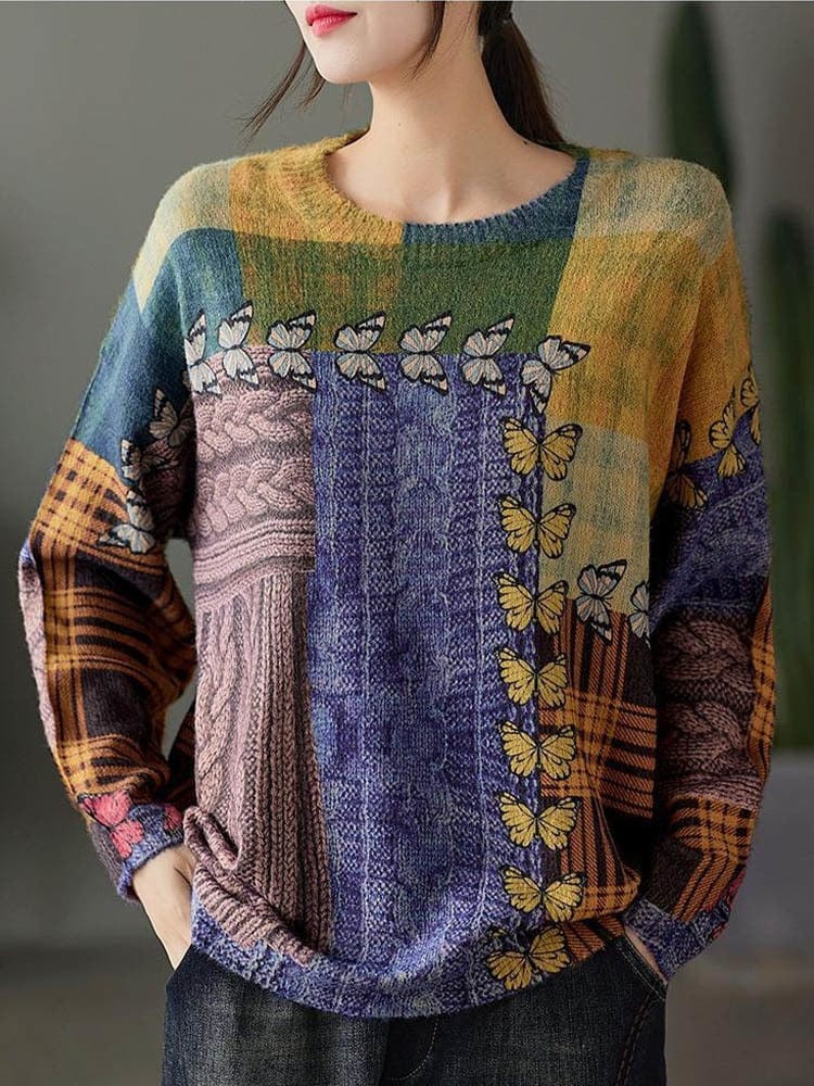 A Vintage Style Sweater with Delicate Timeless Details
