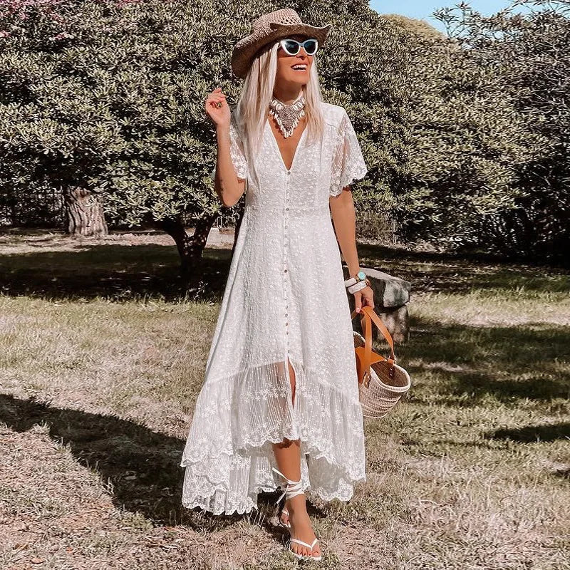 A Vintage Style Dress with Delicate Timeless Details