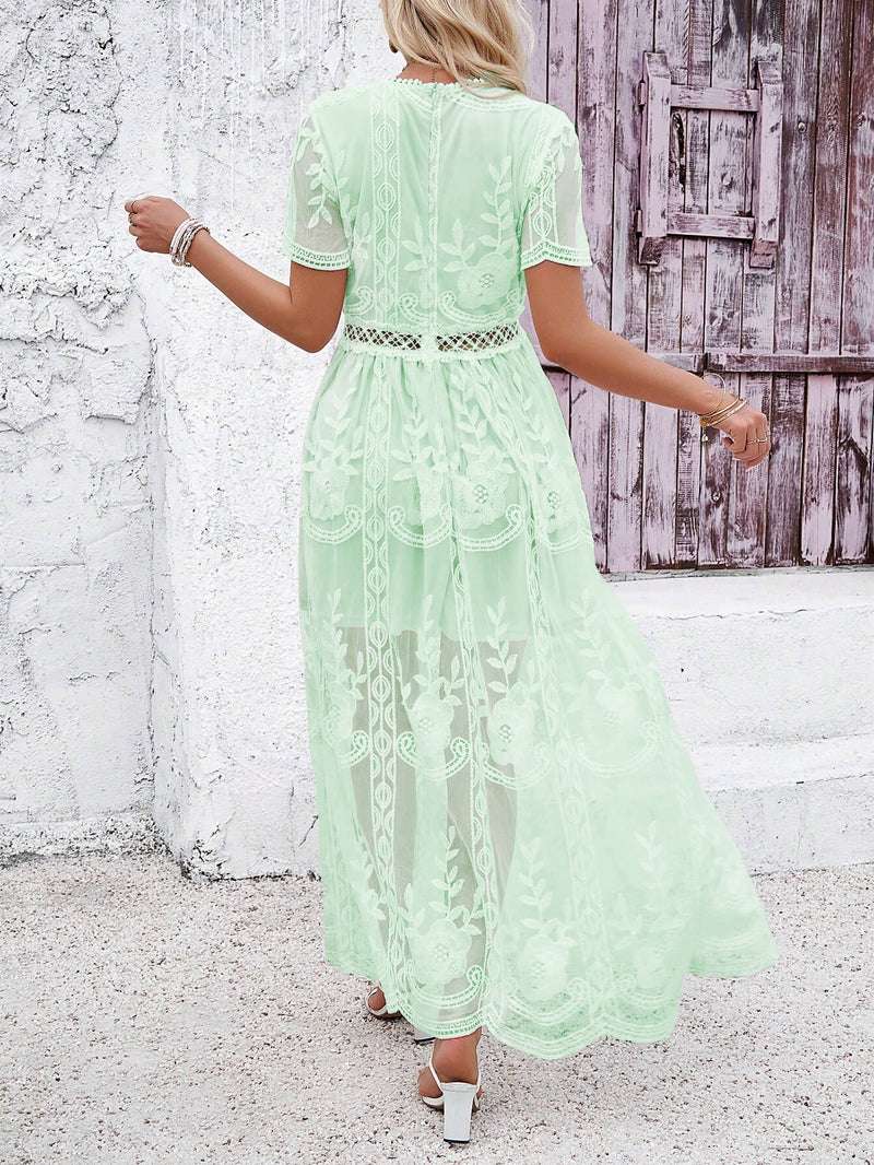 A Vintage Style Dress with Delicate Timeless Details