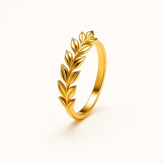 Fern Gold Fine Ring
