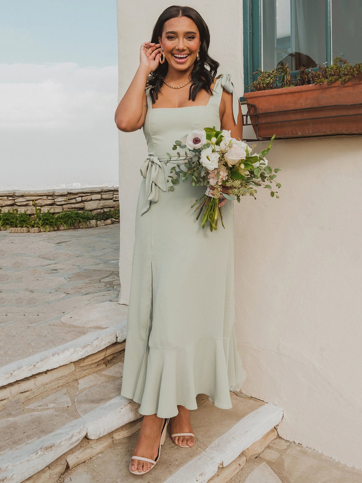 A Vintage Style Dress with Delicate Timeless Details
