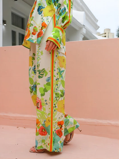 A Vintage Style Pants with Delicate Timeless Details
