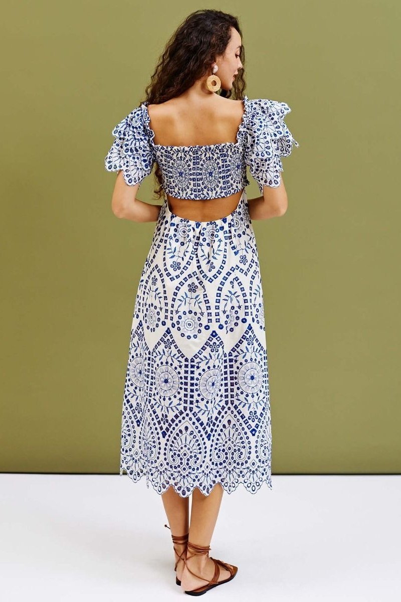 A Vintage Style Dress with Delicate Timeless Details