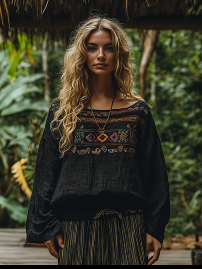 Beautifully Balanced Blouse with Timeless Character