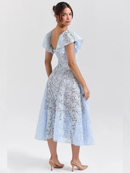 A Vintage Style Dress with Delicate Timeless Details