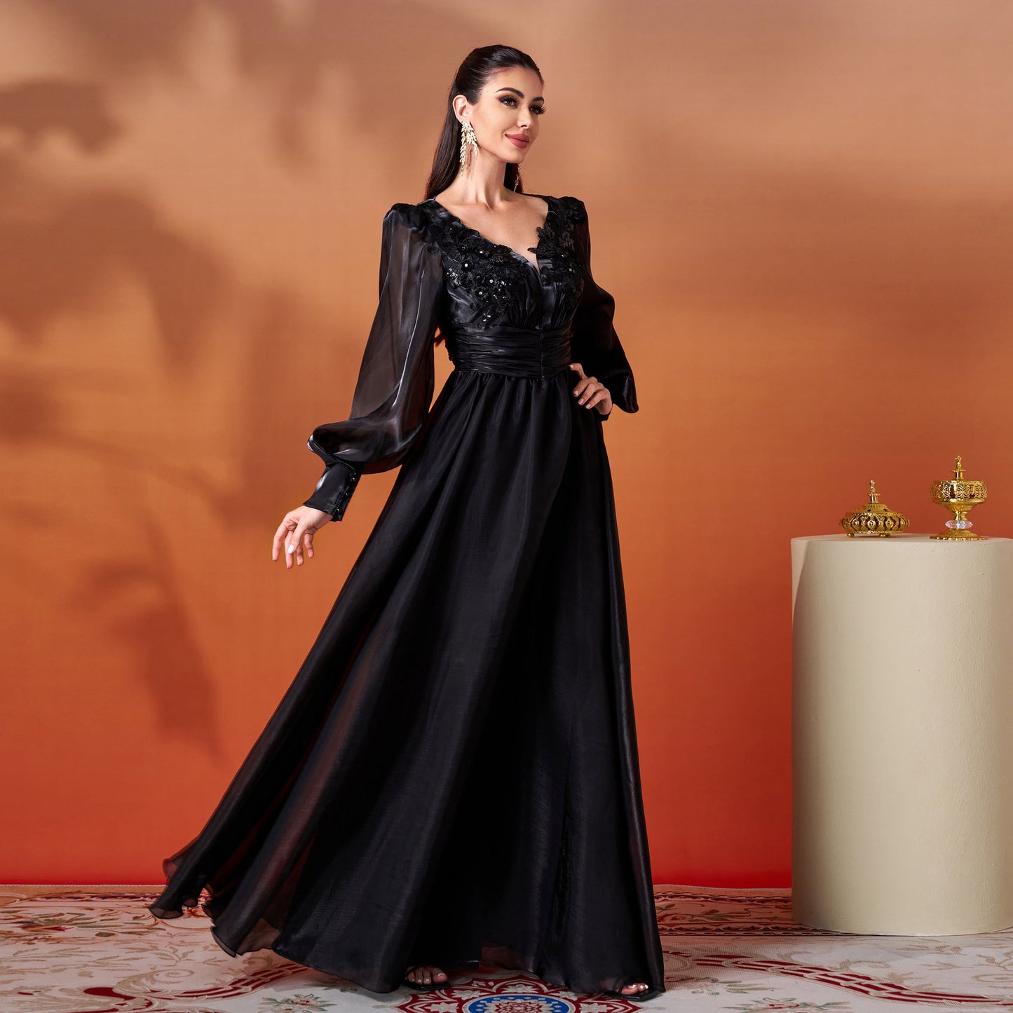 A Vintage Style Dress with Delicate Timeless Details