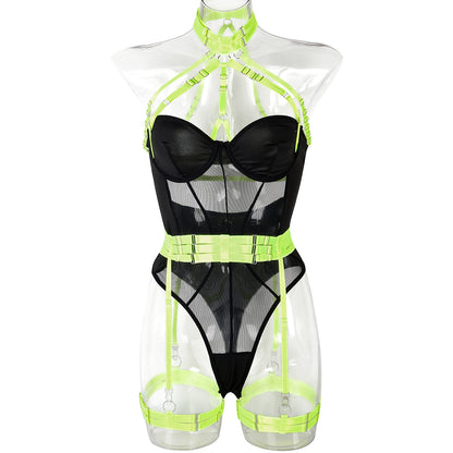 Black With Fluorescent Green