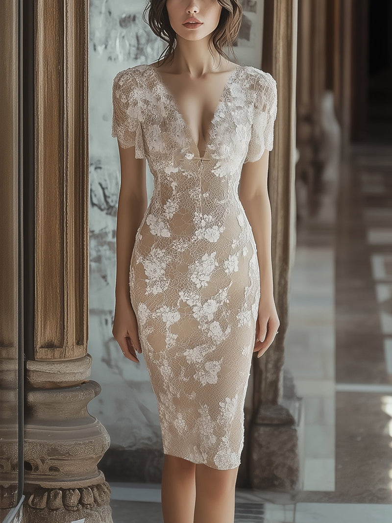 A Vintage Style Dress with Delicate Timeless Details