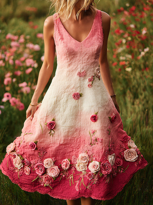 Classic Vintage Dress with a Flattering Fit