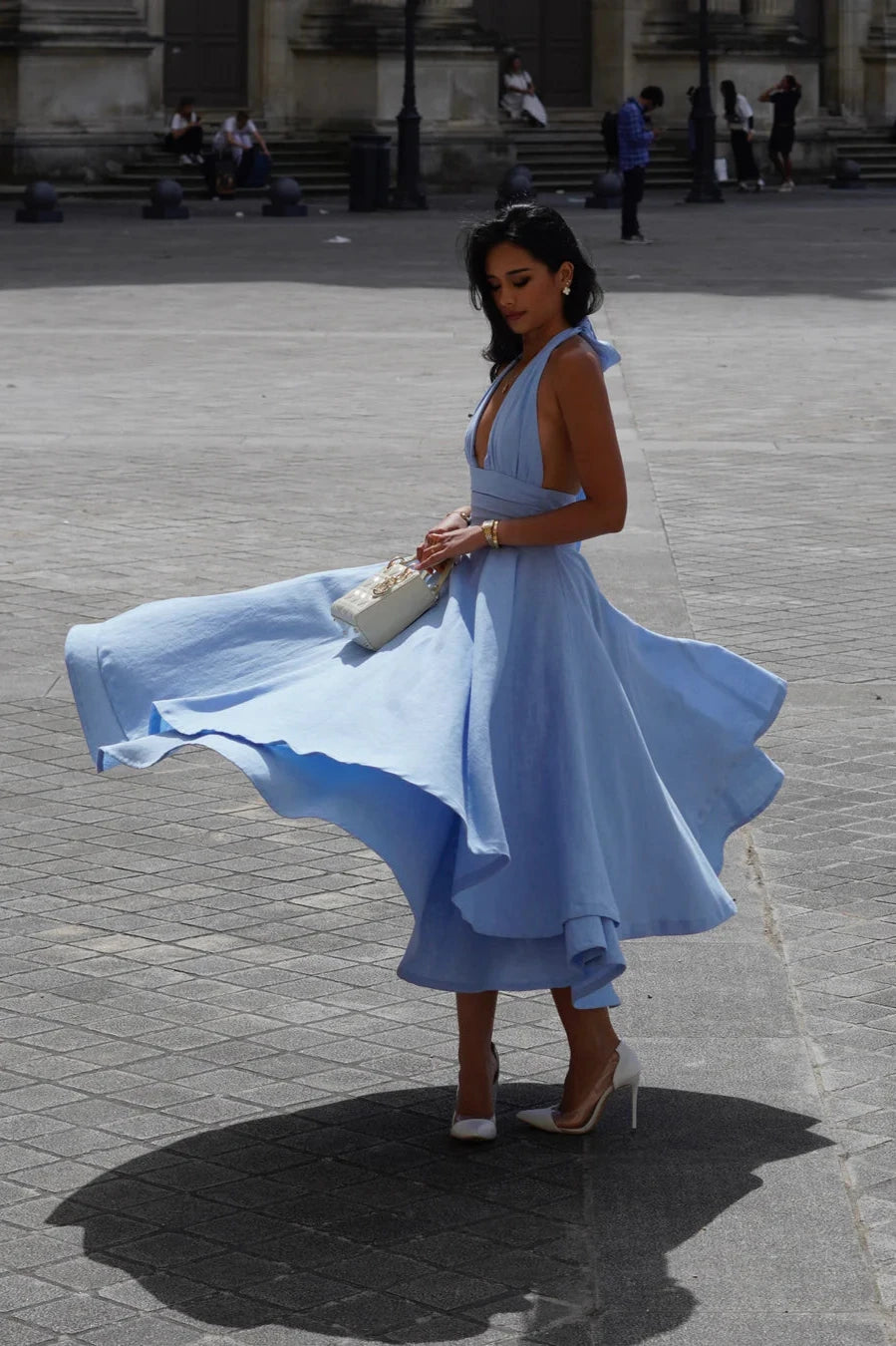 A Vintage Style Dress with Delicate Timeless Details