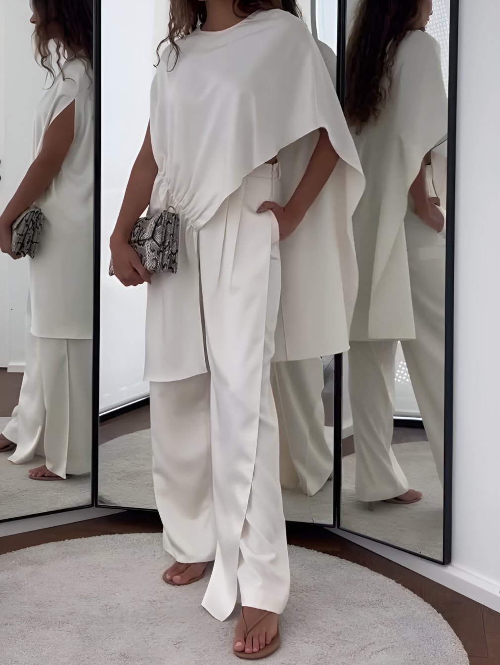 Well Tailored Pants with a Graceful Silhouette