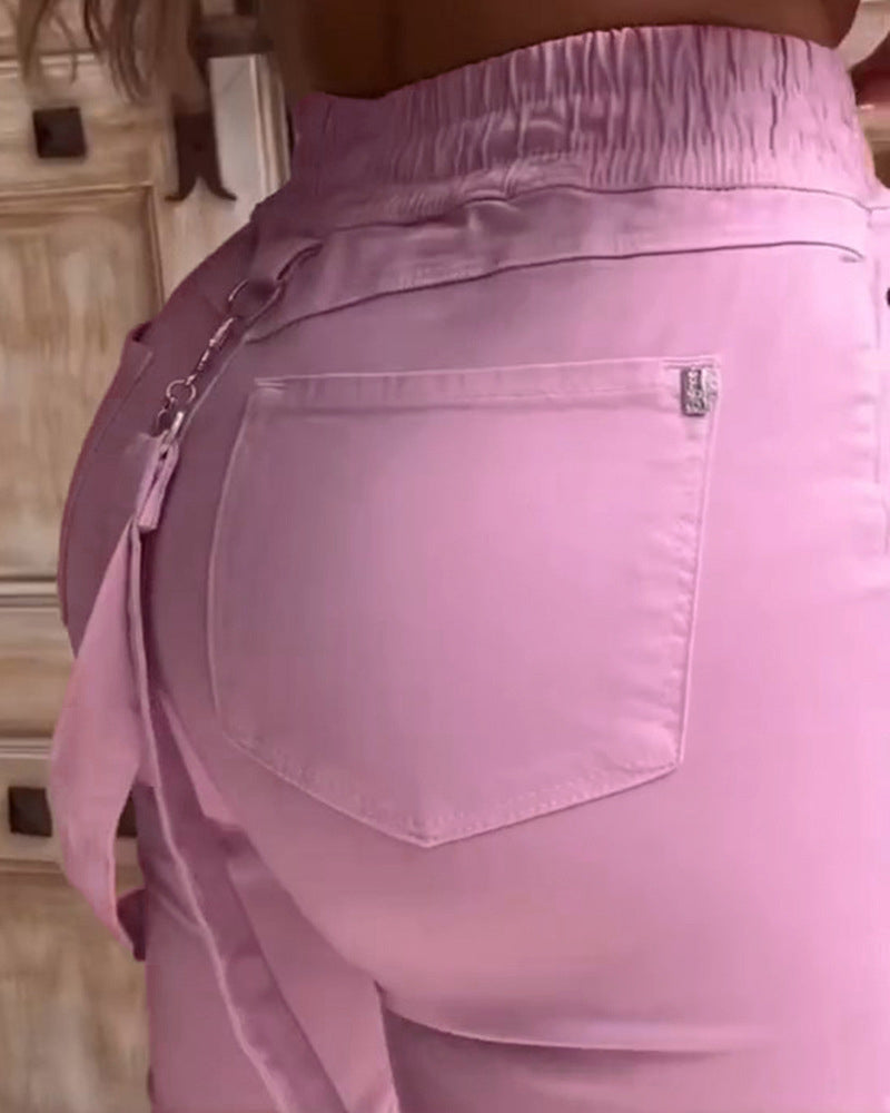 A Vintage Style Pants with Delicate Timeless Details