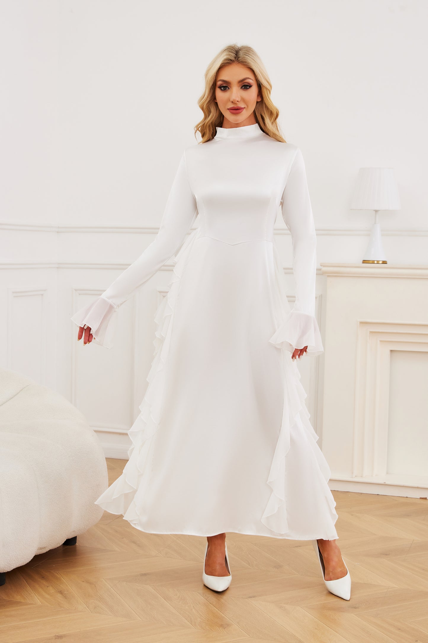 A Vintage Style Dress with Delicate Timeless Details