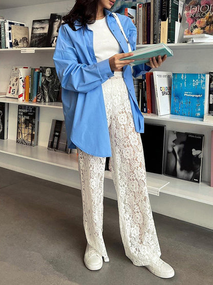 A Vintage Style Pants with Delicate Timeless Details