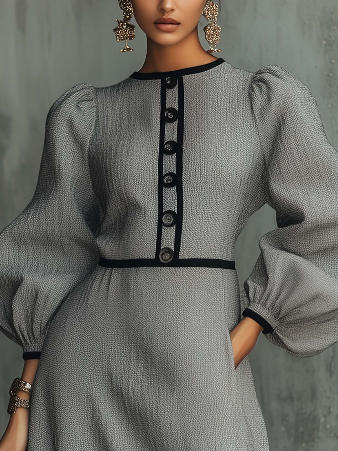 Classic Vintage Dress with a Flattering Fit