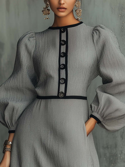 Classic Vintage Dress with a Flattering Fit