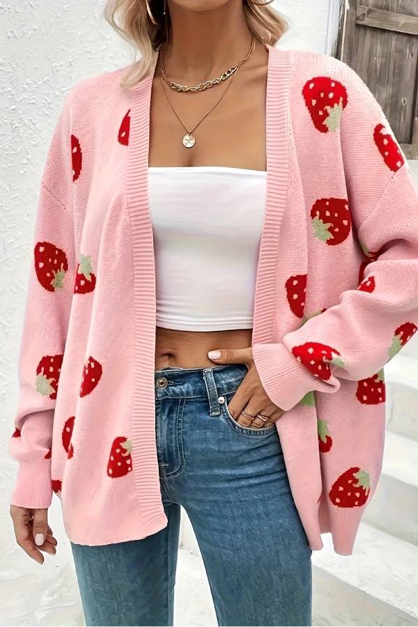 Classic Vintage Cardigan with a Flattering Fit