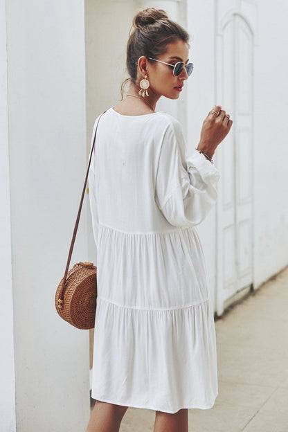 A Vintage Style Dress with Delicate Timeless Details