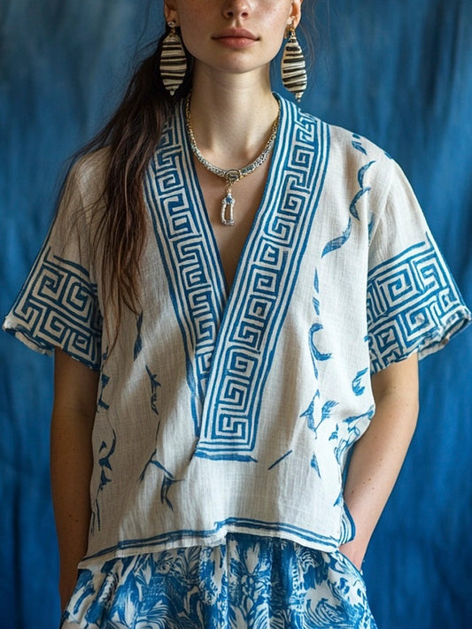 White blue