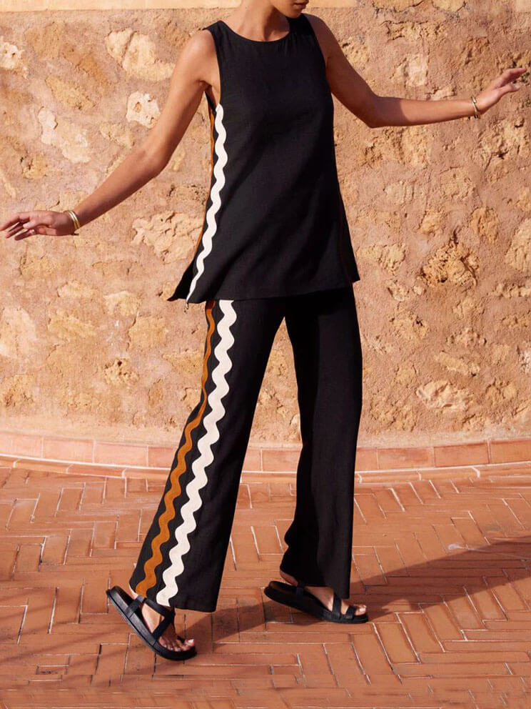 A Vintage Style Pants with Delicate Timeless Details