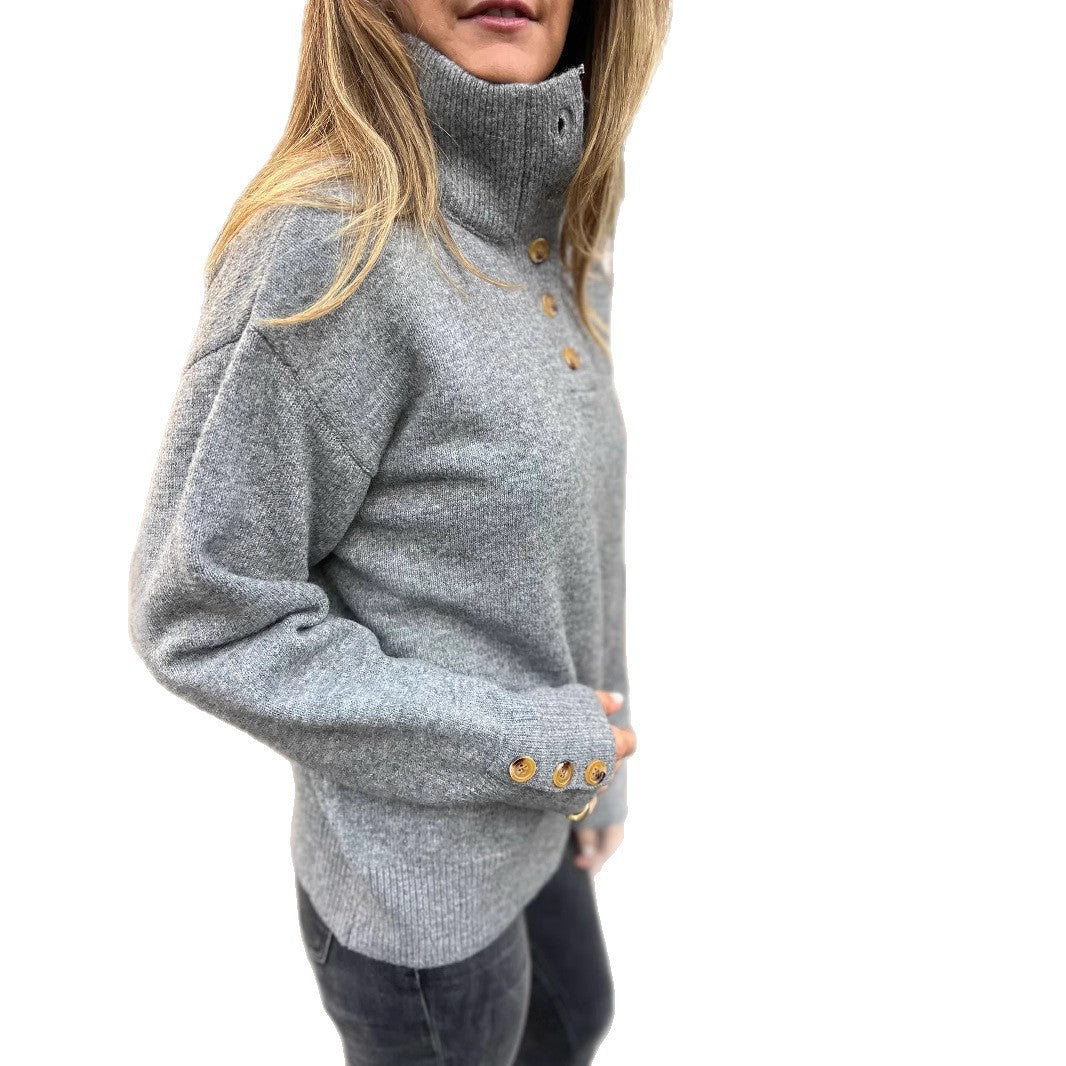 A Vintage Style Sweater with Delicate Timeless Details