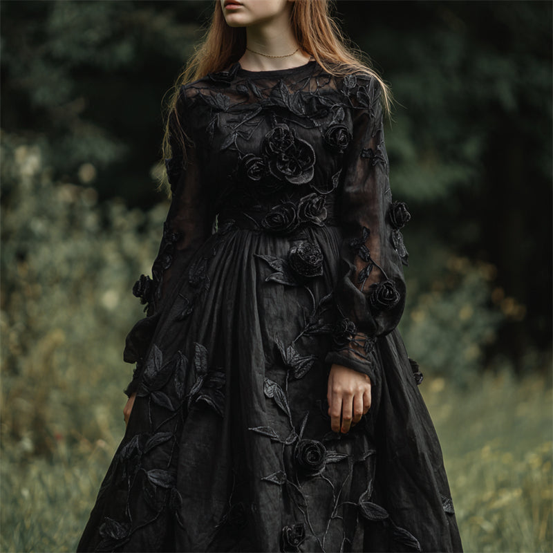 Classic Vintage Dress with a Flattering Fit