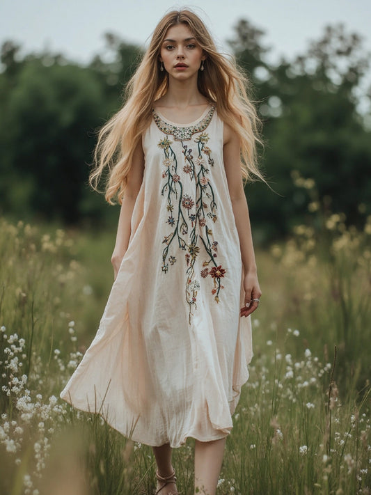 A Vintage Style Dress with Delicate Timeless Details