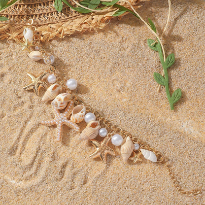 Classic Pearl Anklet with Timeless Appeal
