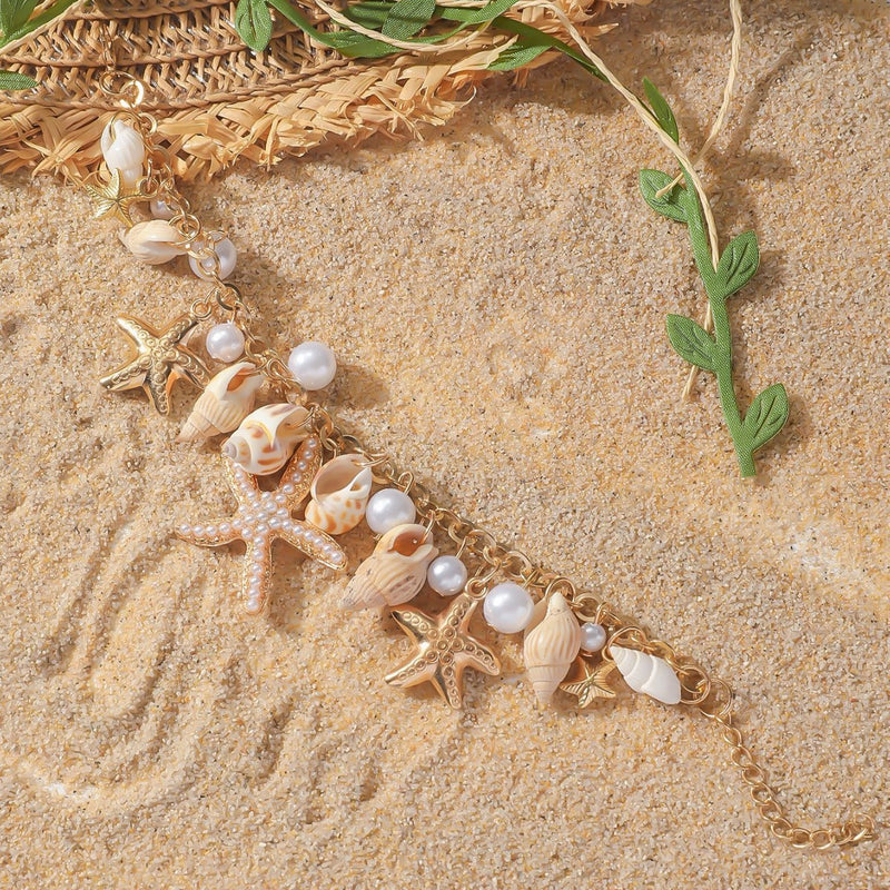Classic Pearl Anklet with Timeless Appeal