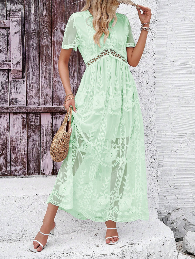 A Vintage Style Dress with Delicate Timeless Details