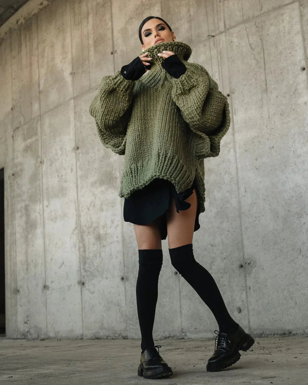 Vintage Inspired Sweater with a Contemporary Edge