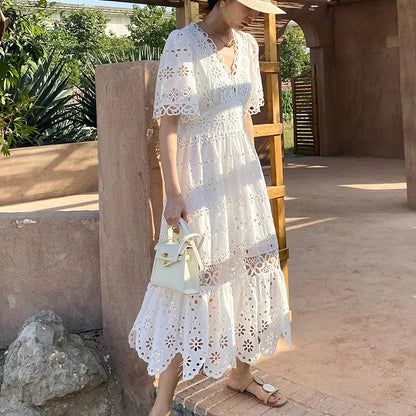 A Vintage Style Dress with Delicate Timeless Details