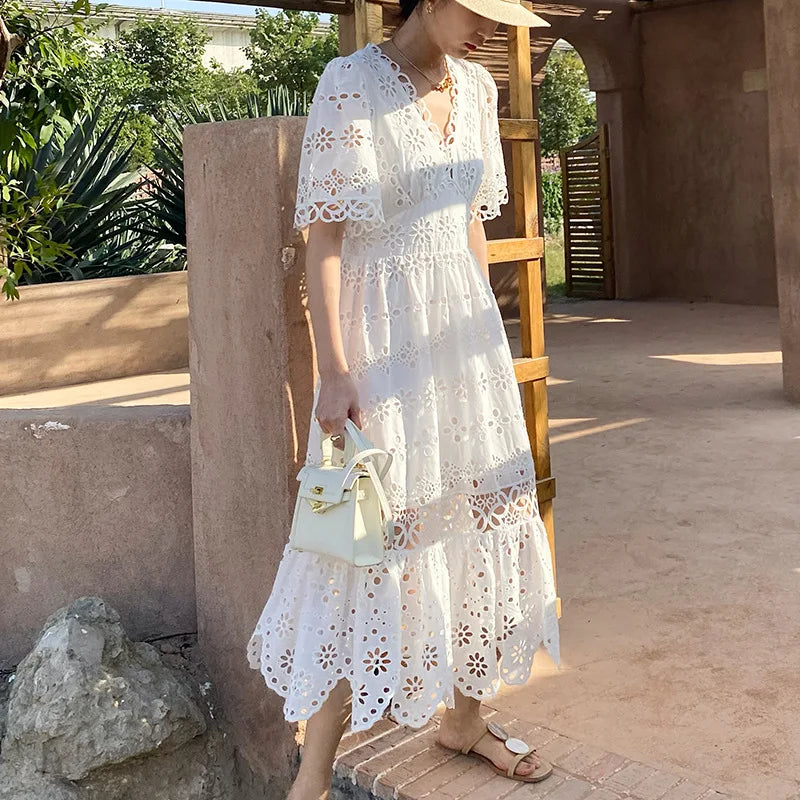A Vintage Style Dress with Delicate Timeless Details