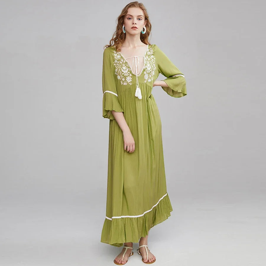 A Vintage Style Dress with Delicate Timeless Details