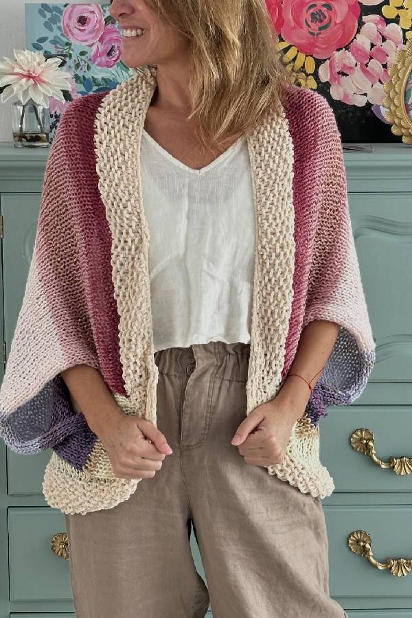 Classic Vintage Cardigan with a Flattering Fit