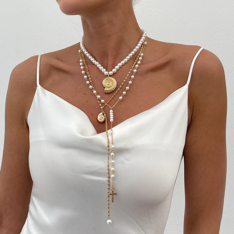 Delicate Artisan Pearl Necklace
