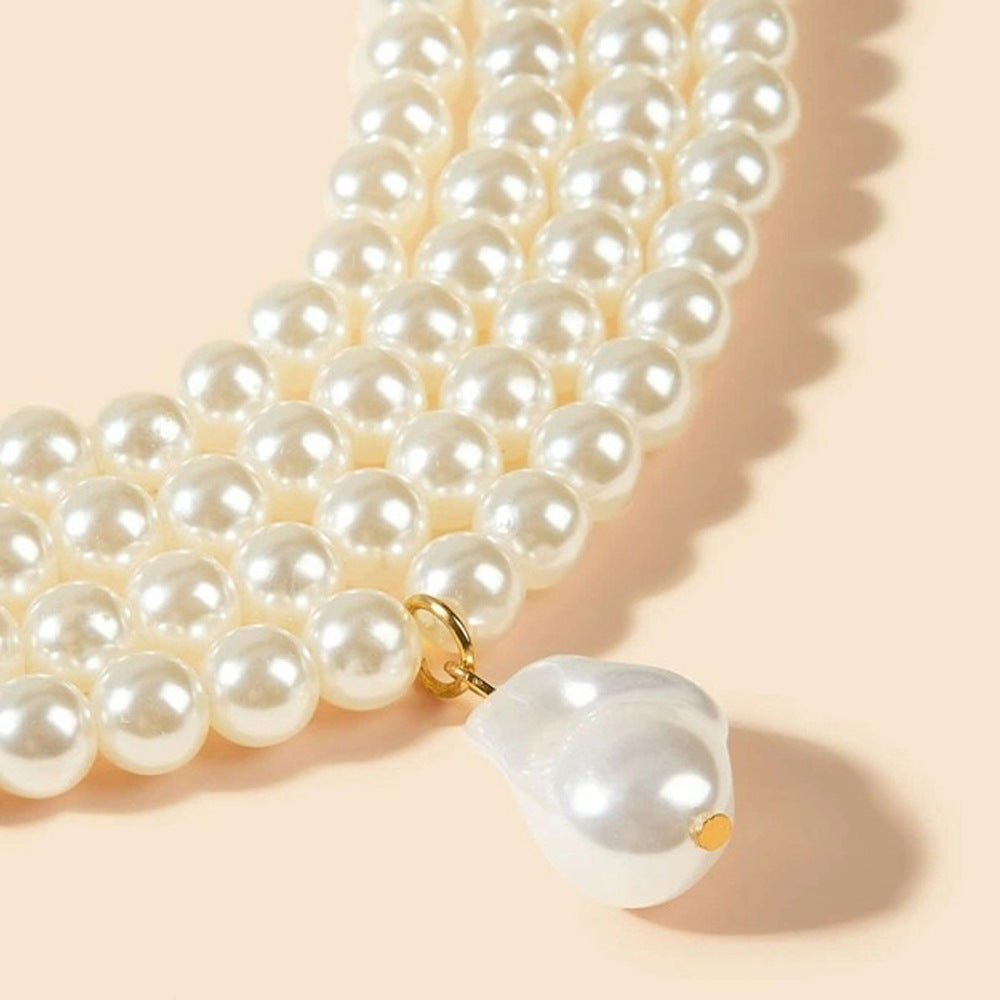 Vintage Handmade Pearl Necklace