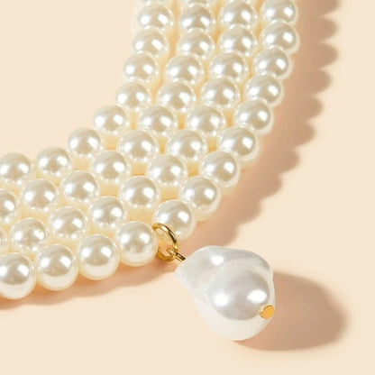 Vintage Handmade Pearl Necklace