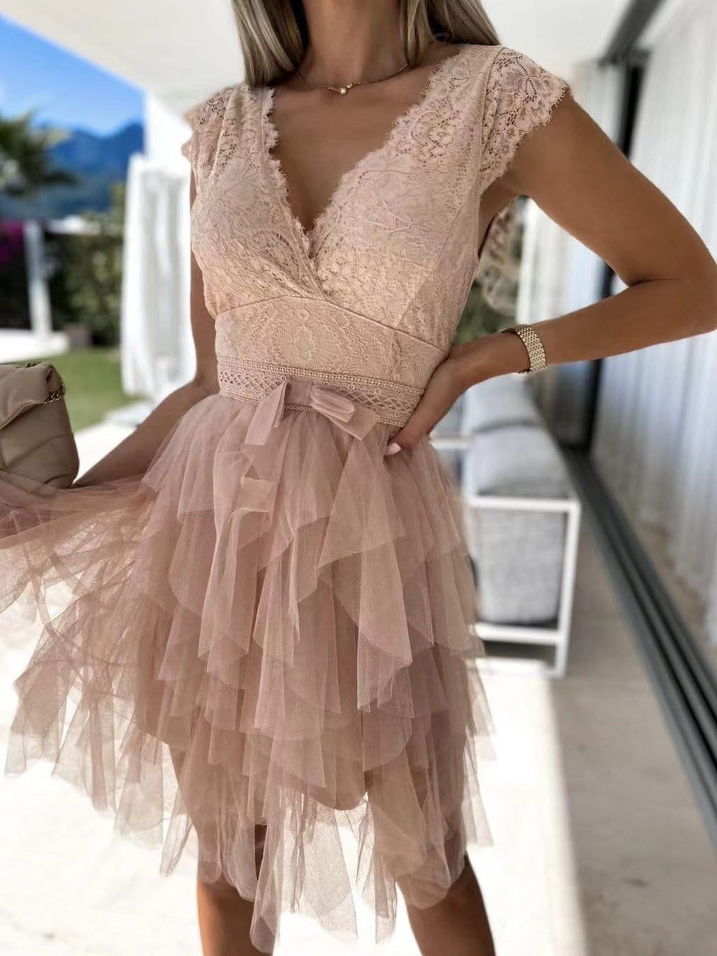 A Vintage Style Dress with Delicate Timeless Details