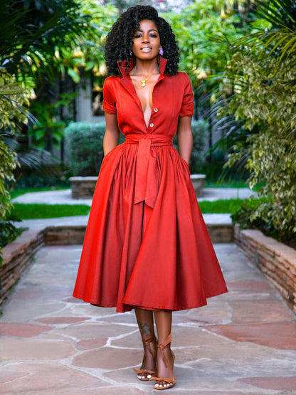 A Vintage Style Dress with Delicate Timeless Details