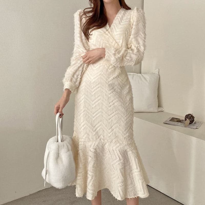 A Vintage Style Dress with Delicate Timeless Details